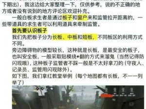 《第五人格滑梯玩法攻略：解析与实战指南》