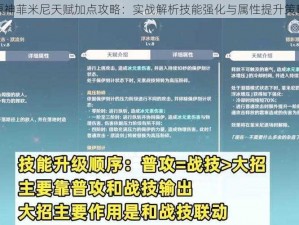 原神菲米尼天赋加点攻略：实战解析技能强化与属性提升策略