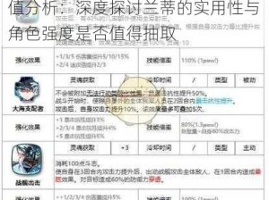 第七史诗海军上校兰蒂角色抽取价值分析：深度探讨兰蒂的实用性与角色强度是否值得抽取