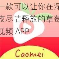 一款可以让你在深夜尽情释放的草莓视频 APP