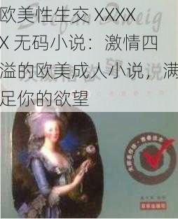 欧美性生交 XXXXX 无码小说：激情四溢的欧美成人小说，满足你的欲望