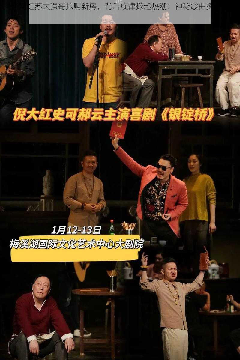 抖音网红苏大强哥拟购新房，背后旋律掀起热潮：神秘歌曲探寻揭秘之旅