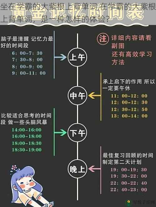 坐在学霸的大紫根上背单词,在学霸的大紫根上背单词，是一种怎样的体验？