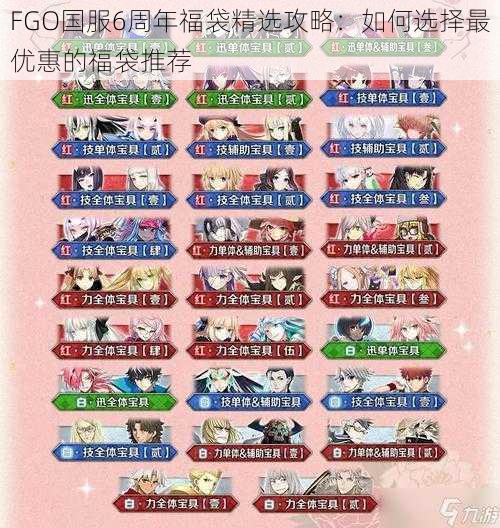 FGO国服6周年福袋精选攻略：如何选择最优惠的福袋推荐