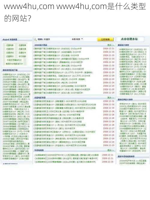 www4hu,com www4hu,com是什么类型的网站？