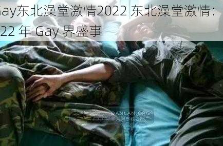 Gay东北澡堂激情2022 东北澡堂激情：2022 年 Gay 界盛事