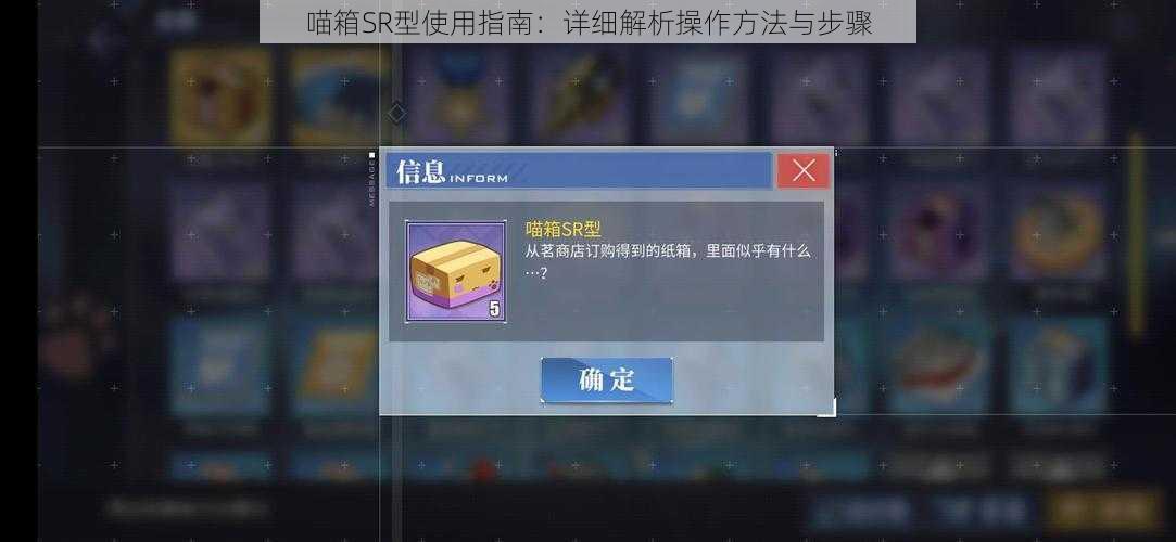 喵箱SR型使用指南：详细解析操作方法与步骤