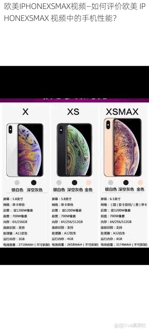 欧美IPHONEXSMAX视频—如何评价欧美 IPHONEXSMAX 视频中的手机性能？