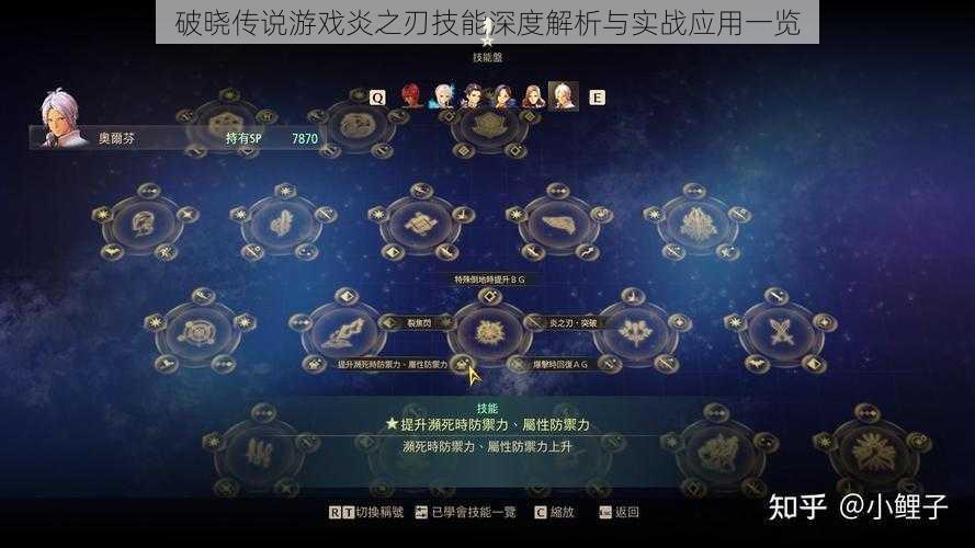 破晓传说游戏炎之刃技能深度解析与实战应用一览