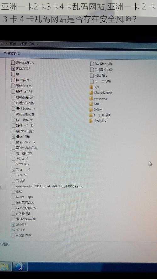 亚洲一卡2卡3卡4卡乱码网站,亚洲一卡 2 卡 3 卡 4 卡乱码网站是否存在安全风险？