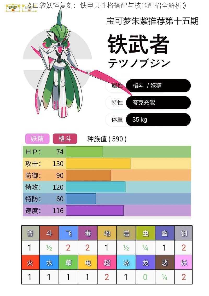 《口袋妖怪复刻：铁甲贝性格搭配与技能配招全解析》