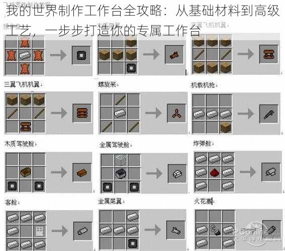 我的世界制作工作台全攻略：从基础材料到高级工艺，一步步打造你的专属工作台