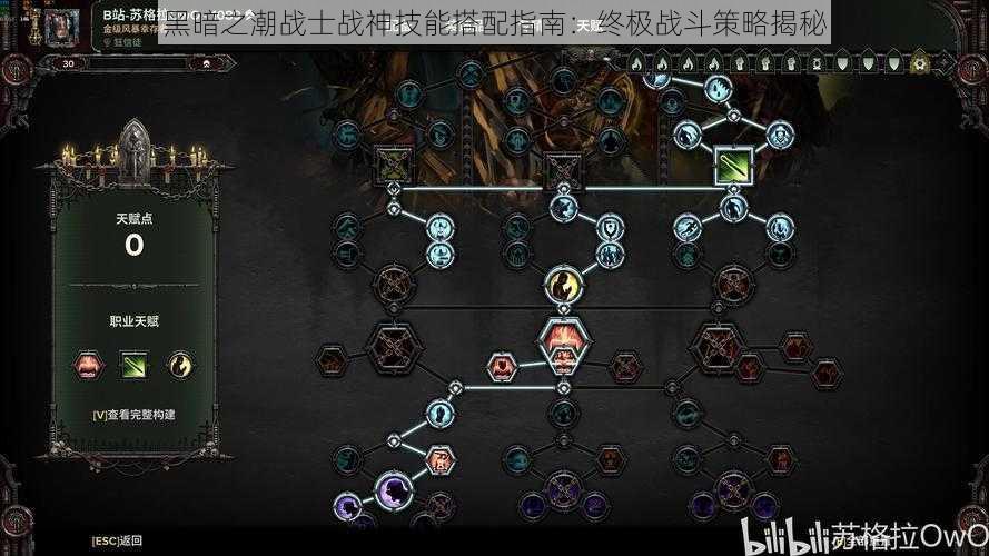 黑暗之潮战士战神技能搭配指南：终极战斗策略揭秘